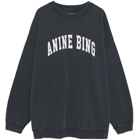 Anine Bing Tyler Sweatshirt, Washed Black